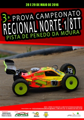3ª Prova do Campeonato Regional Norte 1/8 TT 2016 - Informações